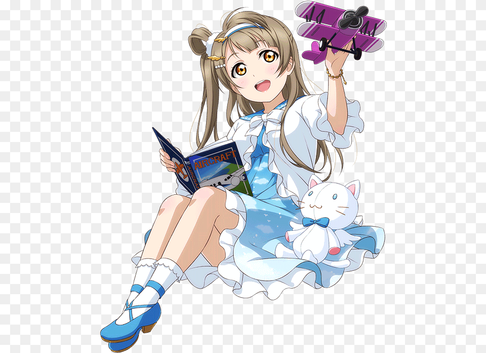 Download Hd Love Live Eli Ayase Umi Transparent Kotori Minami, Book, Comics, Publication, Person Free Png