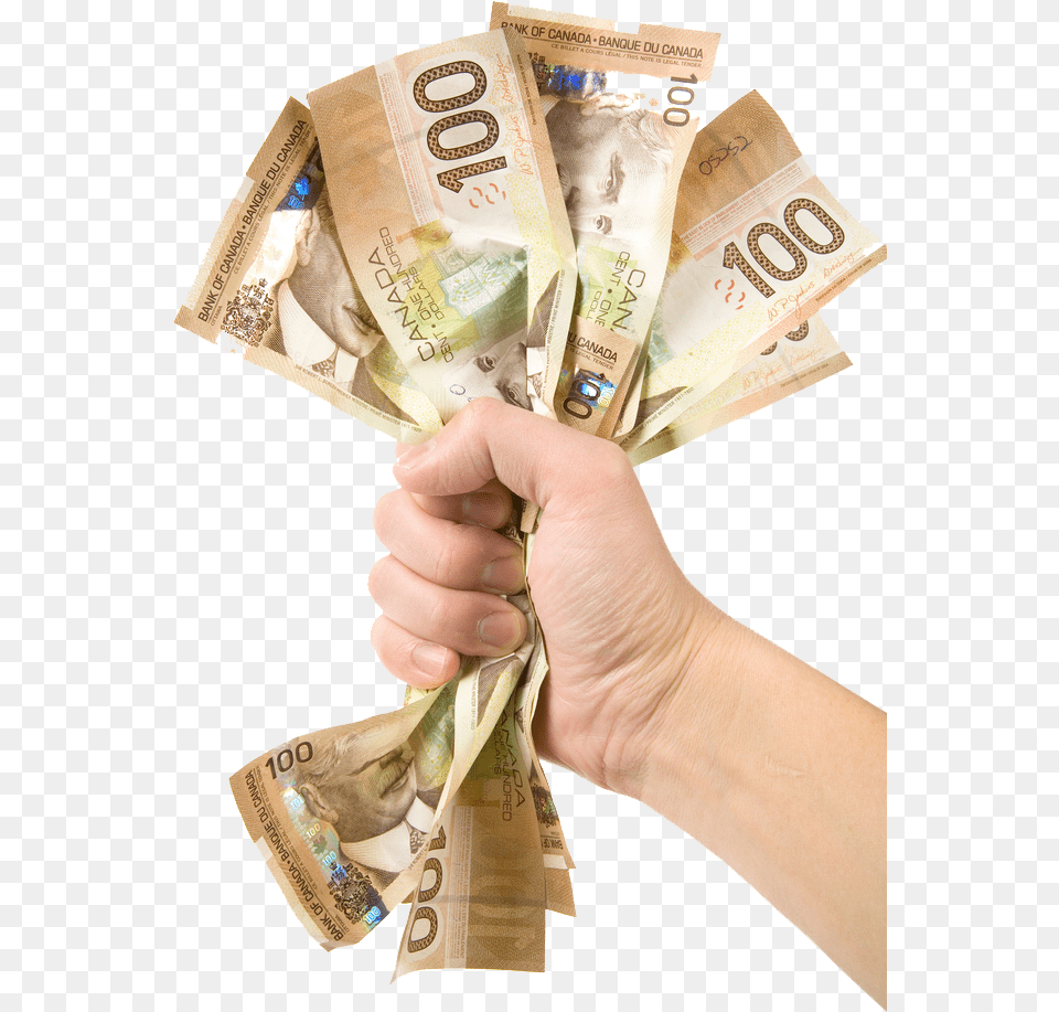 Download Hd Make Money Of Your Old Car Canadian Money Hand Canadian Money Transparent, Face, Head, Person, Adult Png