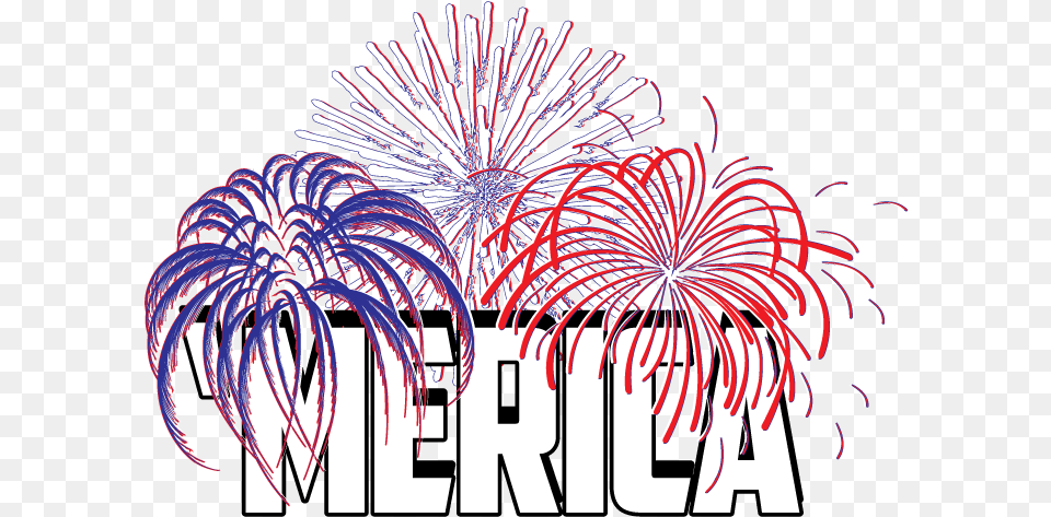 Download Hd Merica Fireworks Usa Pride Patriotic American American Fireworks Transparent, Chandelier, Lamp Free Png