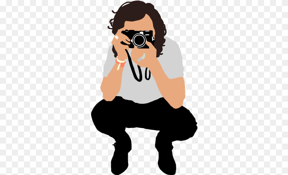 Download Hd My New Harry Styles Vector Illustration Harry Styles Phone Stickers, Person, Photographer, Photography, Face Free Transparent Png