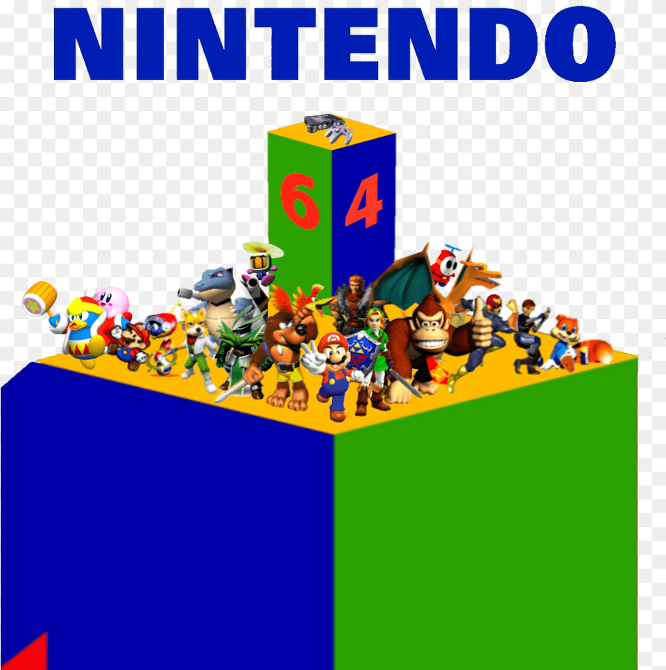 Download Hd N64 Nintendo 64 Logo, Person, Baby, Game, Super Mario Png