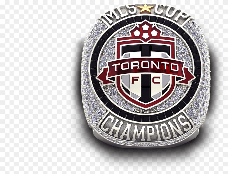 Download Hd Nba Championship Trophy Logo Toronto Fc, Badge, Symbol, Emblem, Accessories Png