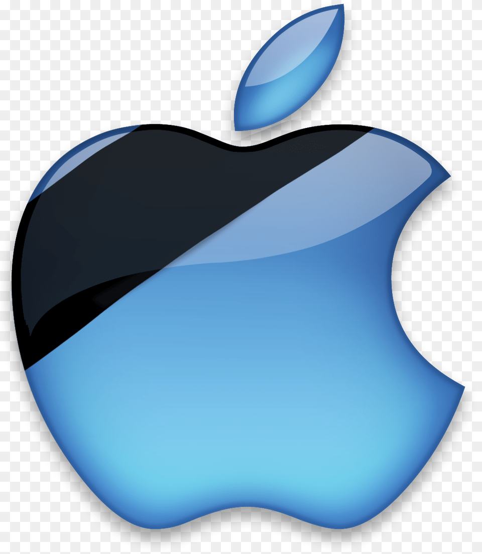 Download Hd New Mac Cosmetics Logo Color Blue Apple Logo, Computer Hardware, Electronics, Hardware, Mouse Png Image