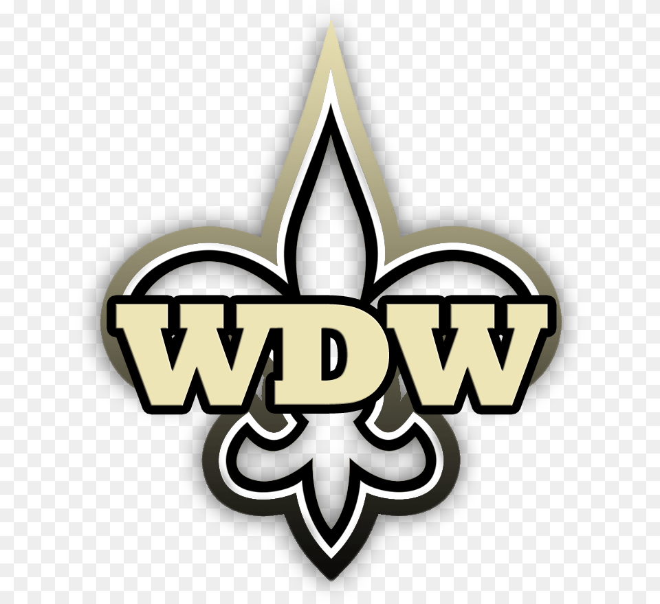 Hd New Orleans Saints Logo New Orleans Saints, Symbol, Emblem, Cross Free Png Download