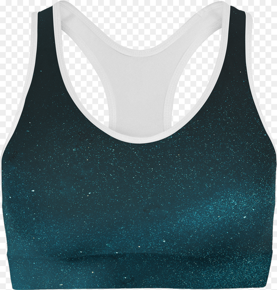 Hd Night Stars Sports Bra Image Active Tank, Clothing, Tank Top, Vest Free Png Download