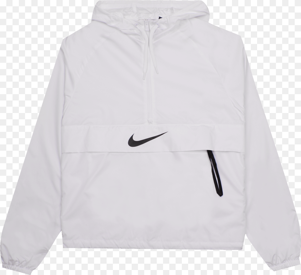 Download Hd Nsw Swoosh Packable Jacket Hoodie, Clothing, Coat, Shirt, Knitwear Free Png