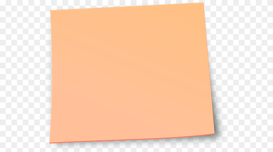 Download Hd Orange Transparent Post It Construction Paper, White Board Png Image