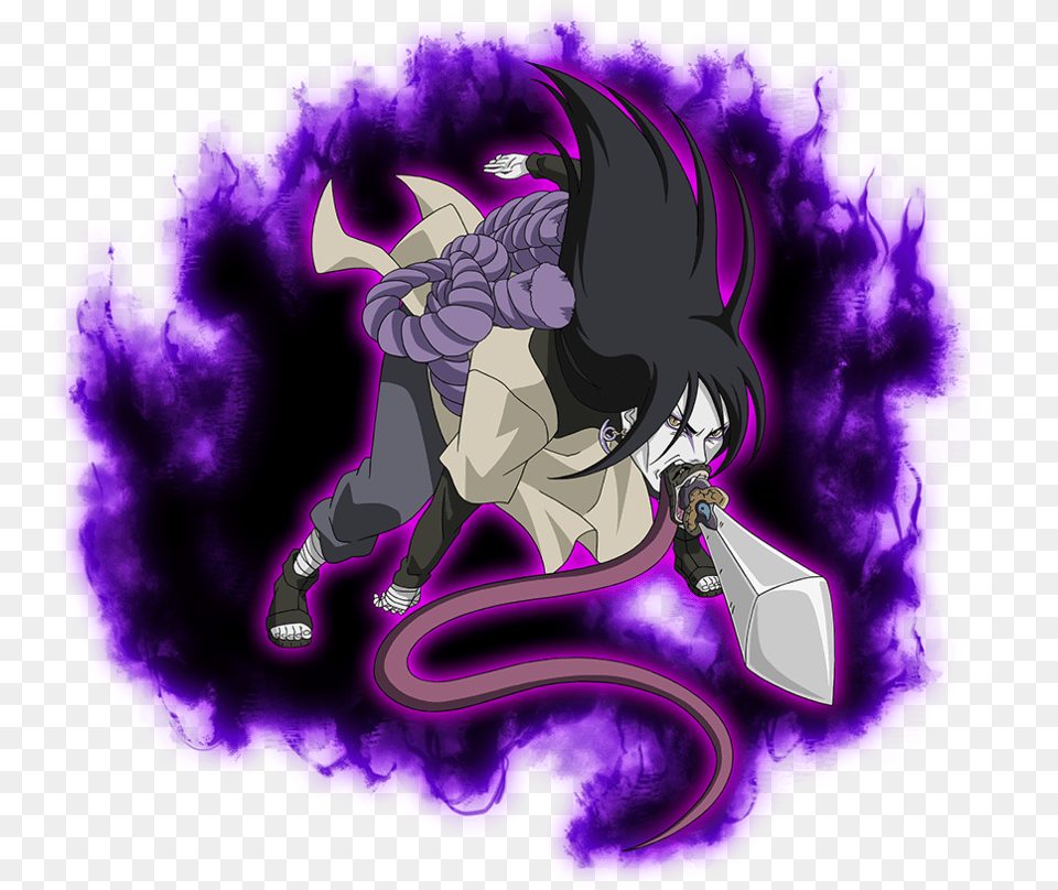 Download Hd Orochimaru By Aikawaiichan Orochimaru By Aikawaiichan, Purple, Book, Comics, Publication Free Transparent Png