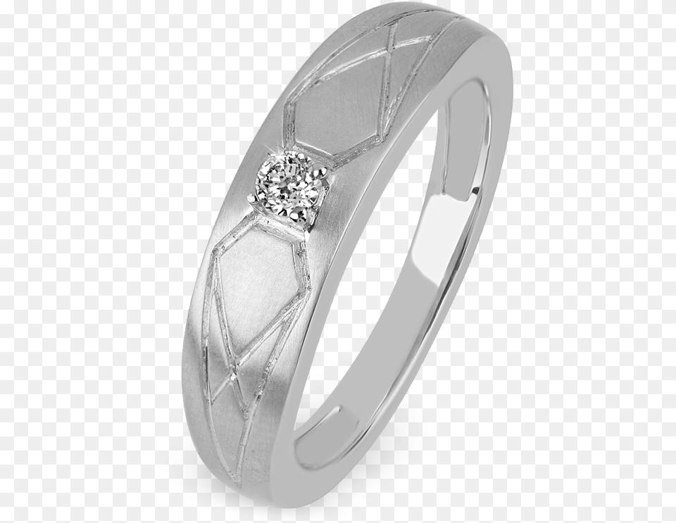 Download Hd Orra Crown Star Platinum Ring For Him Orra Engagement Ring, Accessories, Jewelry, Silver, Diamond Png