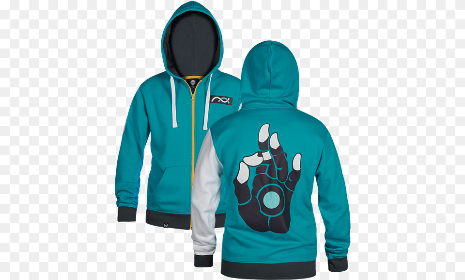 Download Hd Overwatch Ultimate Symmetra Hoodie, Clothing, Hood, Knitwear, Sweater Free Transparent Png