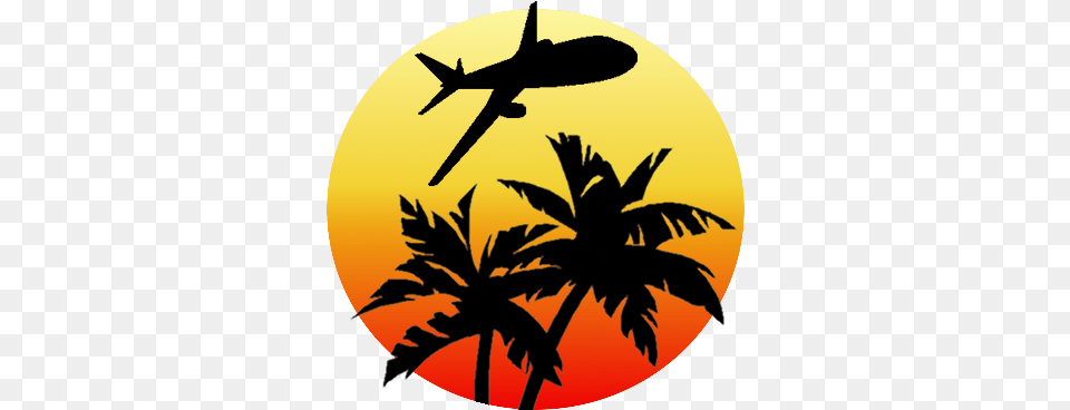 Hd Palm Tree Airlines Logo Logos With Palm Trees, Aircraft, Transportation, Vehicle, Airplane Free Png Download