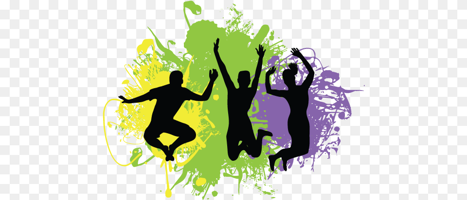 Download Hd Parties Jumping, Purple, Adult, Person, Man Free Transparent Png