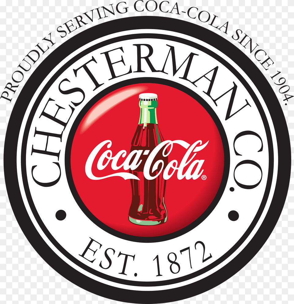 Download Hd Partnershipprogram Chesterman Coca Cola Logo Chesterman Coca Cola Sioux City, Beverage, Coke, Soda Free Png