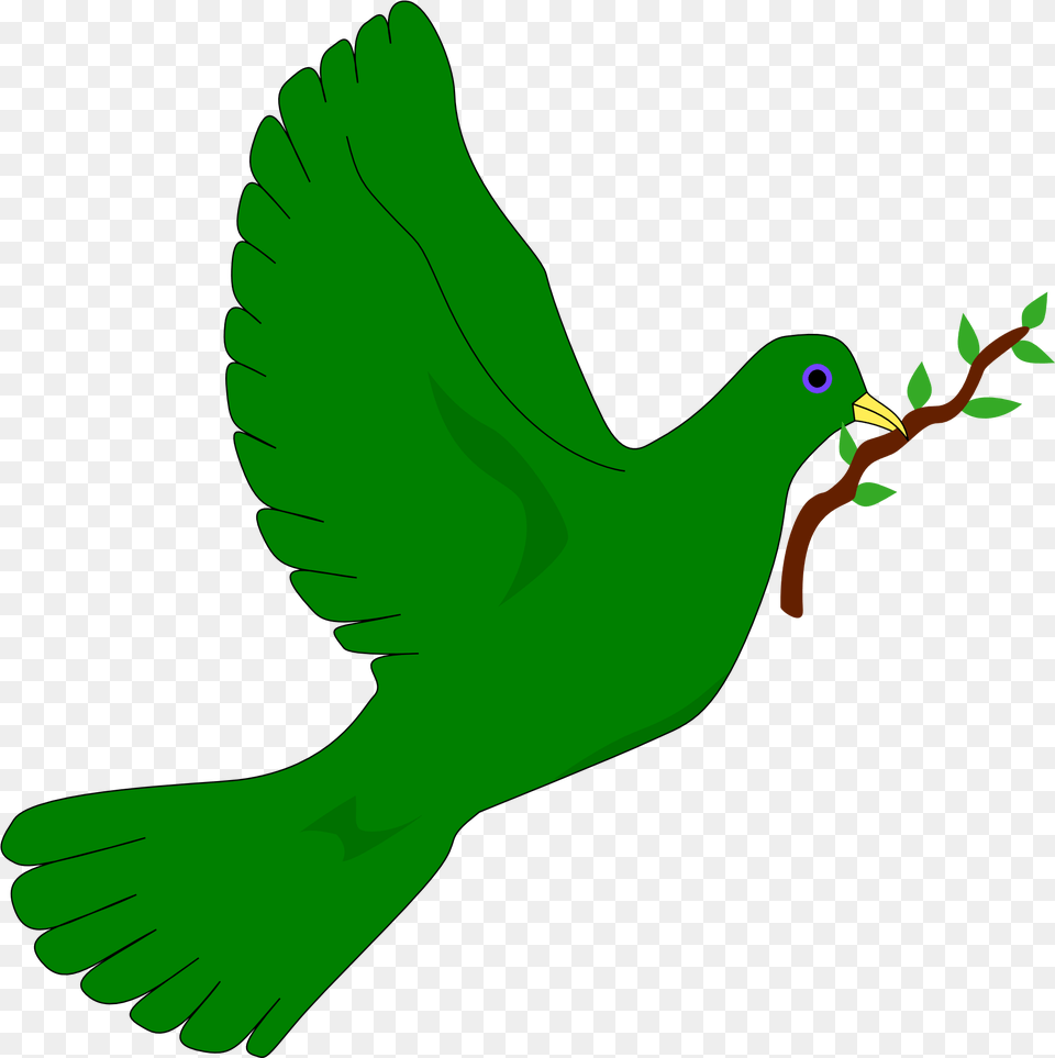 Hd Peace Dove Noredblobs 2 Christmas Peace Dove Green, Animal, Bird, Pigeon Free Png Download