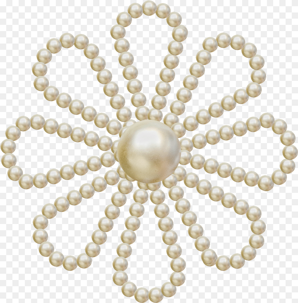 Download Hd Pearl Flowers Elements Solid, Accessories, Jewelry, Necklace Png