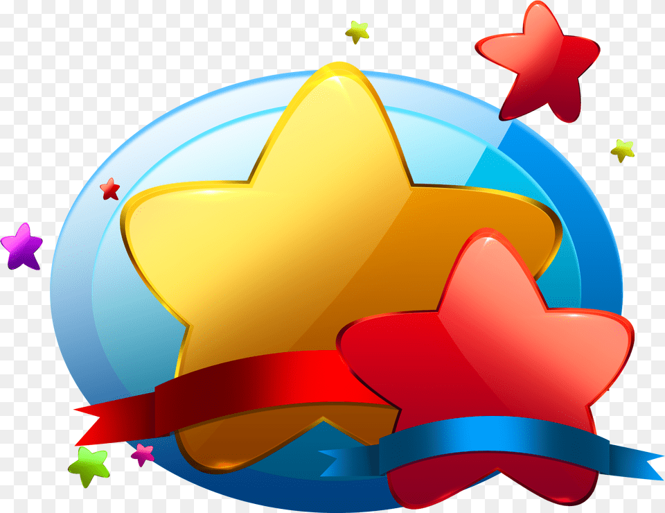 Download Hd Pentagram Streamer Size Pointed Star Colored Pentagram, Star Symbol, Symbol, Animal, Fish Free Transparent Png