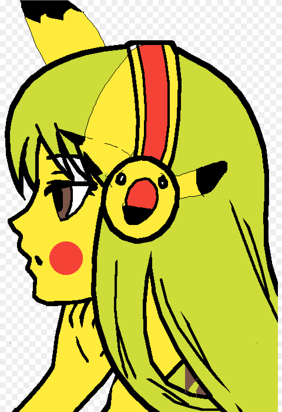 Download Hd Pichu Anime Girl Easy Draw Transparent Cute Anime Drawing Easy, Baby, Person, Book, Publication Png Image
