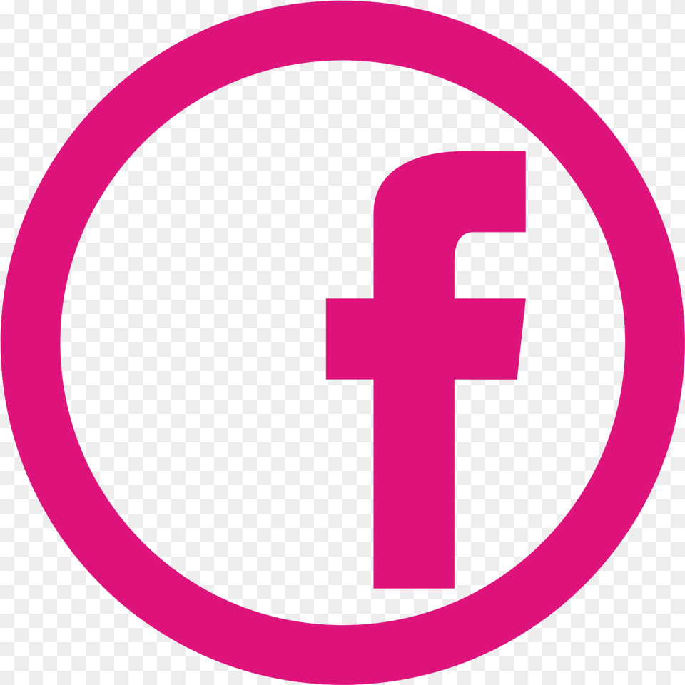 Hd Pink Facebook Like Images Fb Logo In Pink, Symbol, First Aid Free Png Download