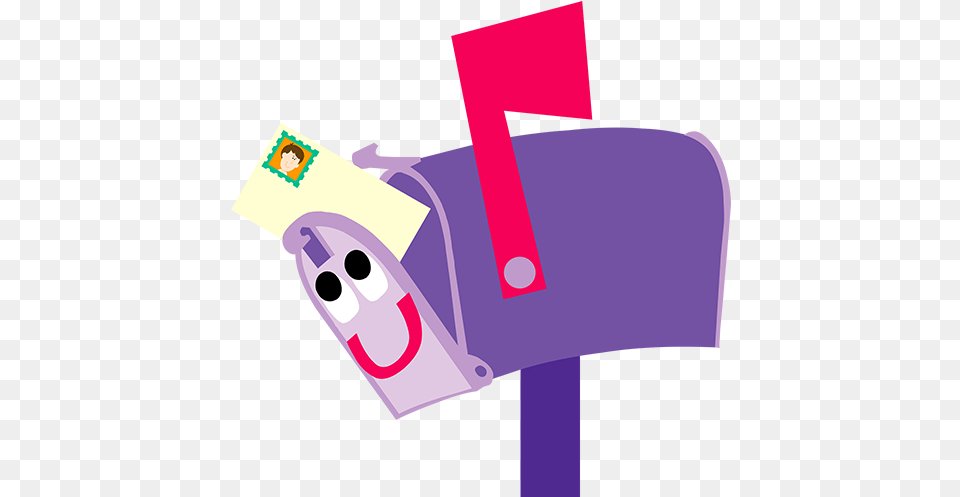 Download Hd Pink Mailbox Buzon Pistas De Blue Free Transparent Png