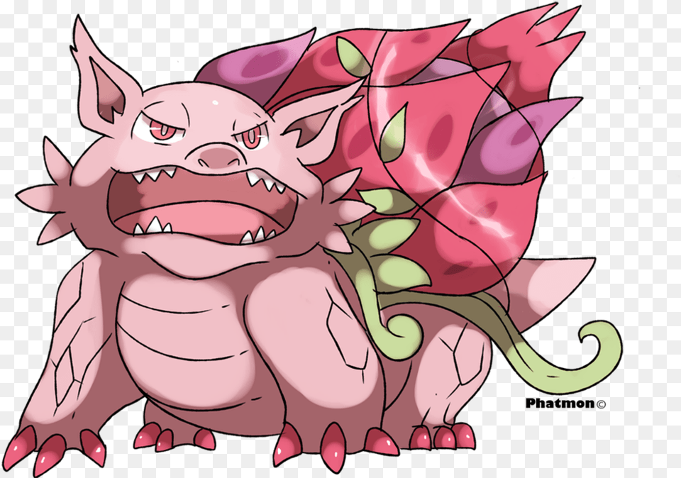 Download Hd Pokemon Alola Form Venusaur Transparent Regional Form Pokemon, Art, Baby, Person, Face Png Image