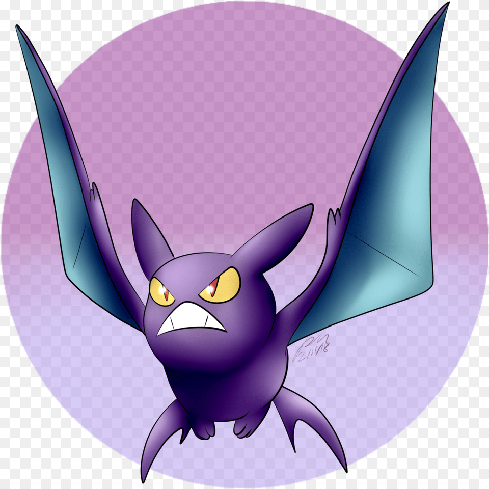 Download Hd Pokemon Crobat Shiny Shiny Pokemon 890 Pokedex, Purple, Animal, Fish, Sea Life Png Image