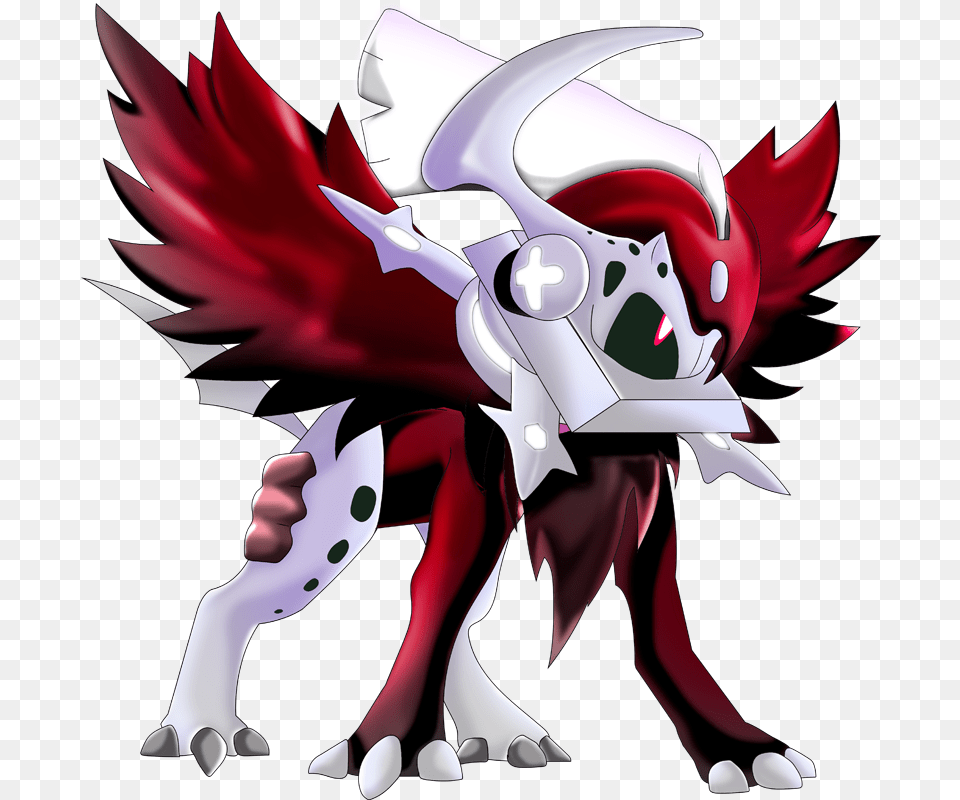 Download Hd Pokemon Shiny Absol Null Is Shiny Absol, Book, Comics, Publication, Baby Free Transparent Png
