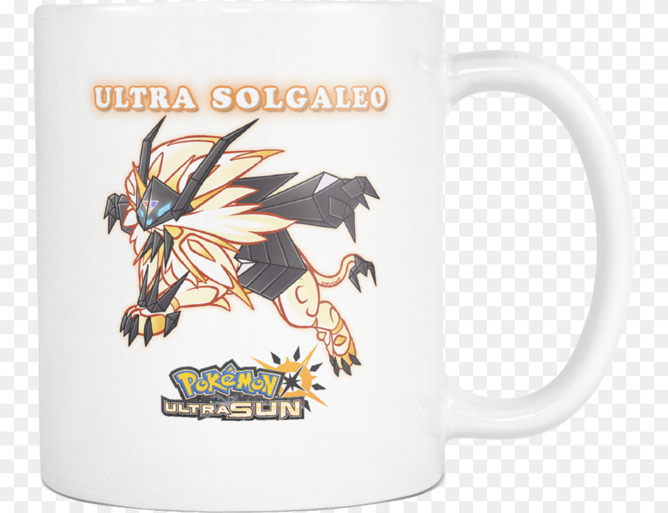 Download Hd Pokemon Ultra Sun Mug Solgaleo Coffee Cup Magic Mug, Person, Beverage, Coffee Cup Png Image