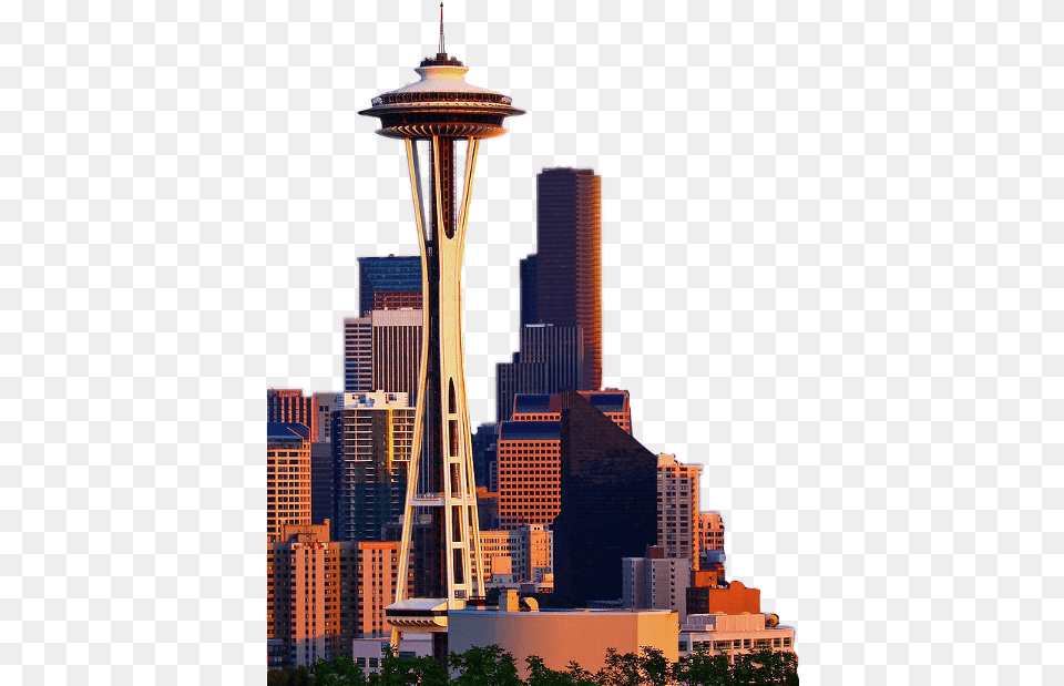 Download Hd Poster Picturesu0027 Space Needle 41x41in Seattle Space Needle City, Architecture, Building, Tower, Landmark Png