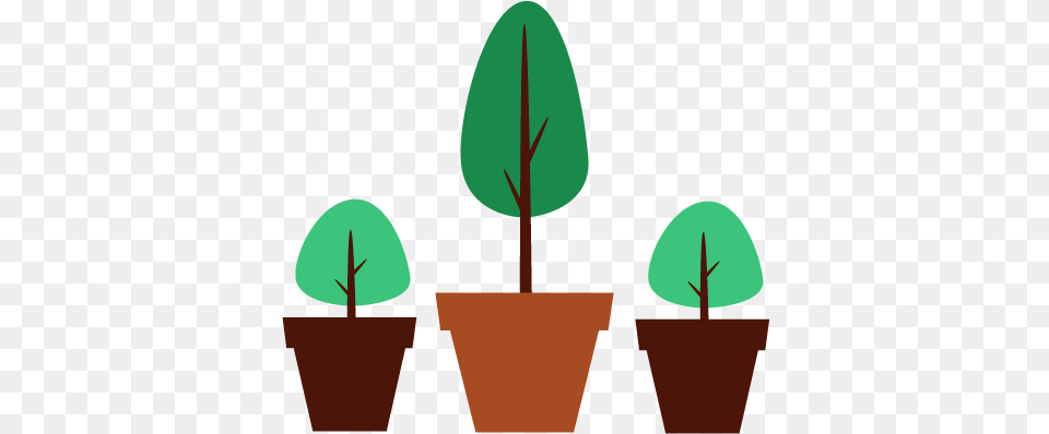 Download Hd Potted Plants Clipart Maturity Shrub Tree Pot Clipart, Leaf, Plant, Potted Plant Free Transparent Png