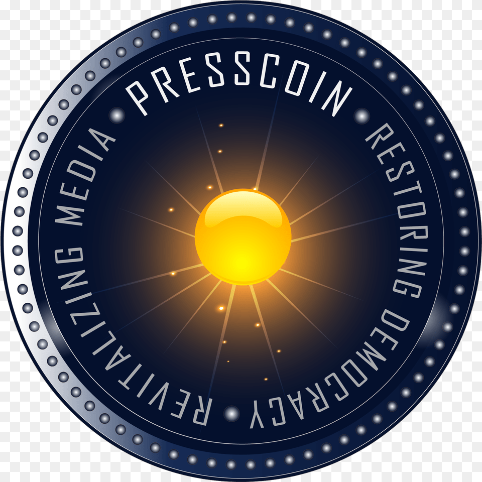 Hd Presscoin Is A Cryptocurrency For Investigative Circle, Nature, Outdoors, Sky, Sun Free Png Download