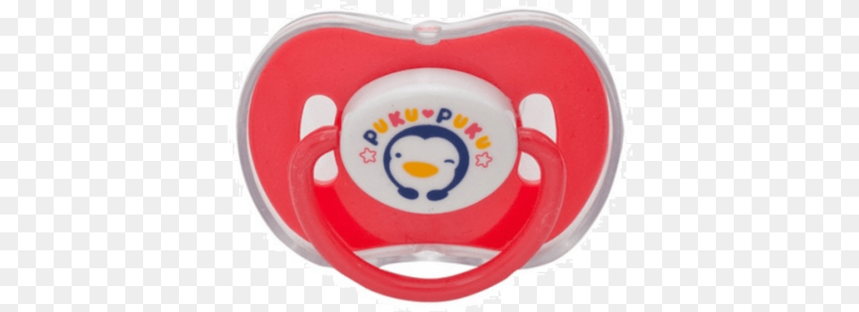 Download Hd Puku Baby Pacifier Circle Transparent Pacifier, Toy, Rattle, Cup, Plate Png Image