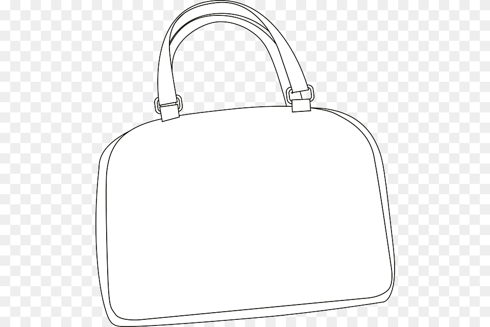 Download Hd Purse Clipart Handbag Clip Art Bag White Black, Accessories Png Image