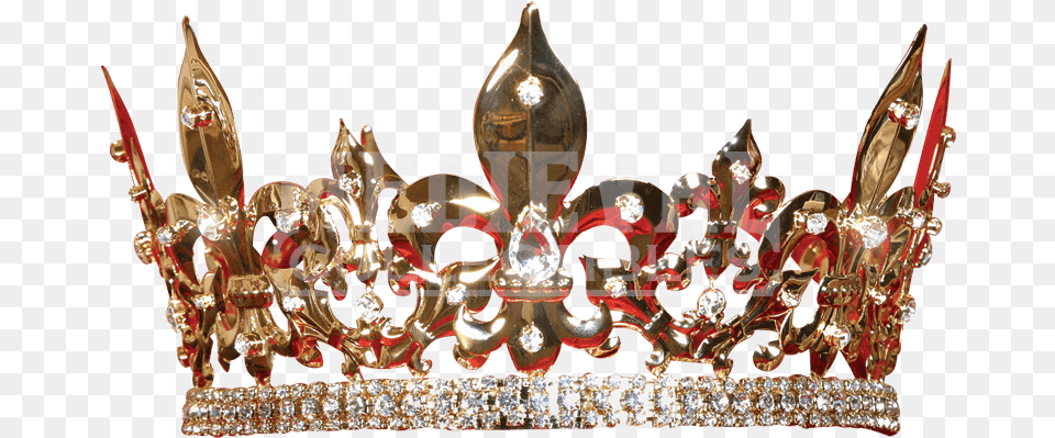 Download Hd Queen Crown Background Maskworld Gold Queen Crown Background, Accessories, Jewelry, Chandelier, Lamp Free Transparent Png