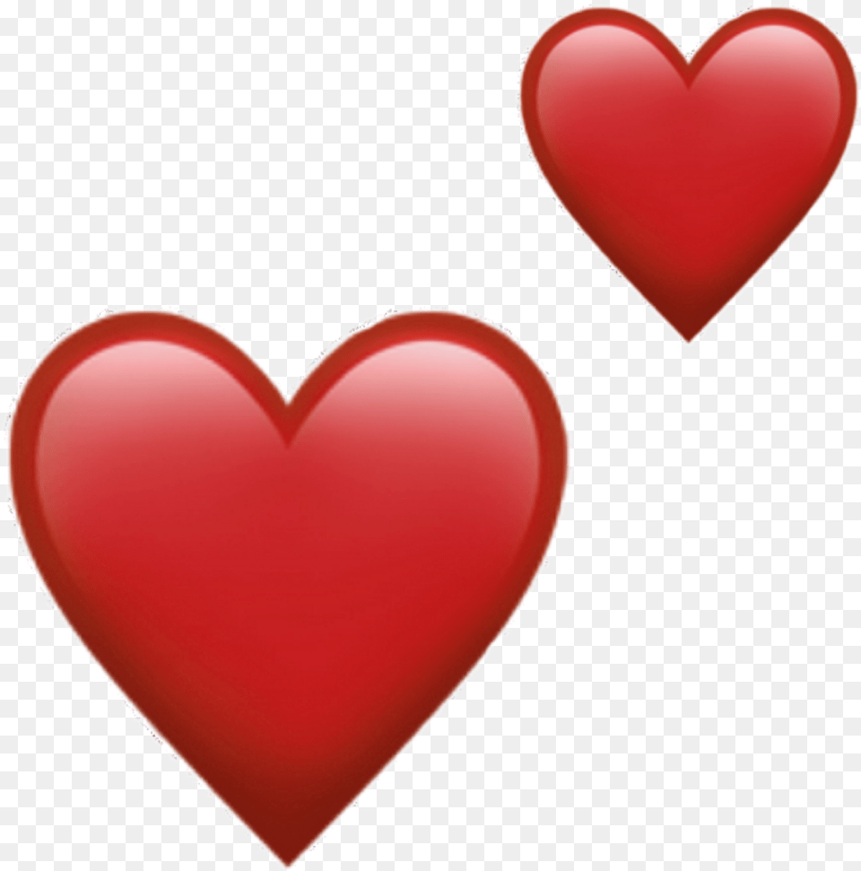 Download Hd Red Heart Emoji Red Double Heart Emoji Free Png