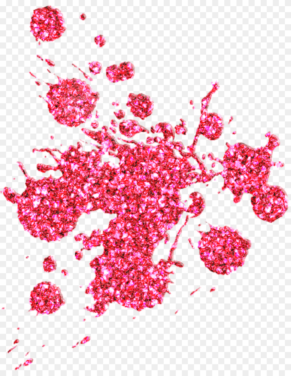 Download Hd Red Sparkle Pink Glitter Splats, Pattern, Art, Floral Design, Graphics Png