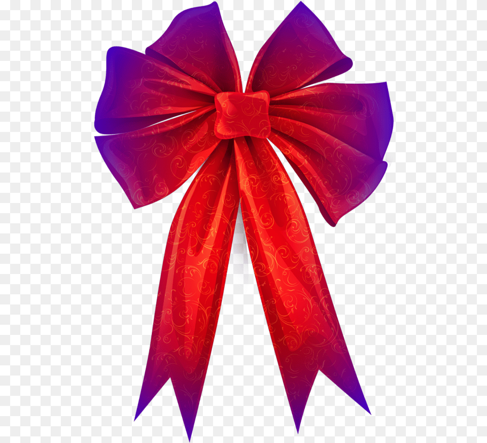 Download Hd Ribbon Bow Design Image Clipart Christmas Wreath No Background, Formal Wear, Purple, Accessories, Tie Png