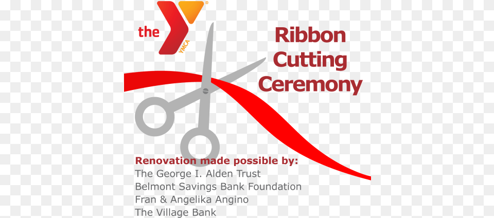 Download Hd Ribbon Cutting Ceremony Graphic Design, Advertisement, Poster, Scissors Png