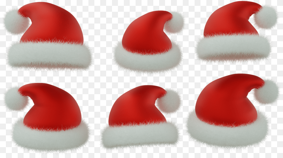 Download Hd Santa Hat Christmas Red Isolated Hat, Fungus, Plant, Home Decor Free Png