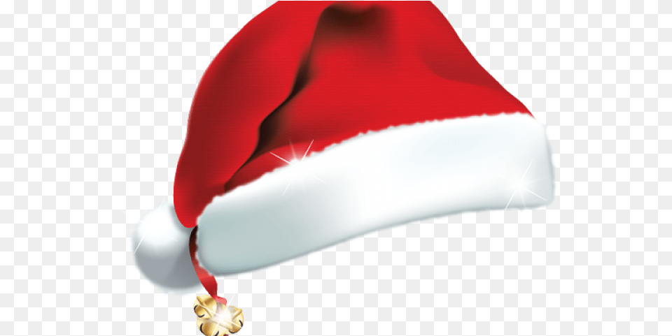Download Hd Santa Hat Clipart Santa Claus Hat Transparent, Cap, Clothing, Bonnet, Beanie Png Image