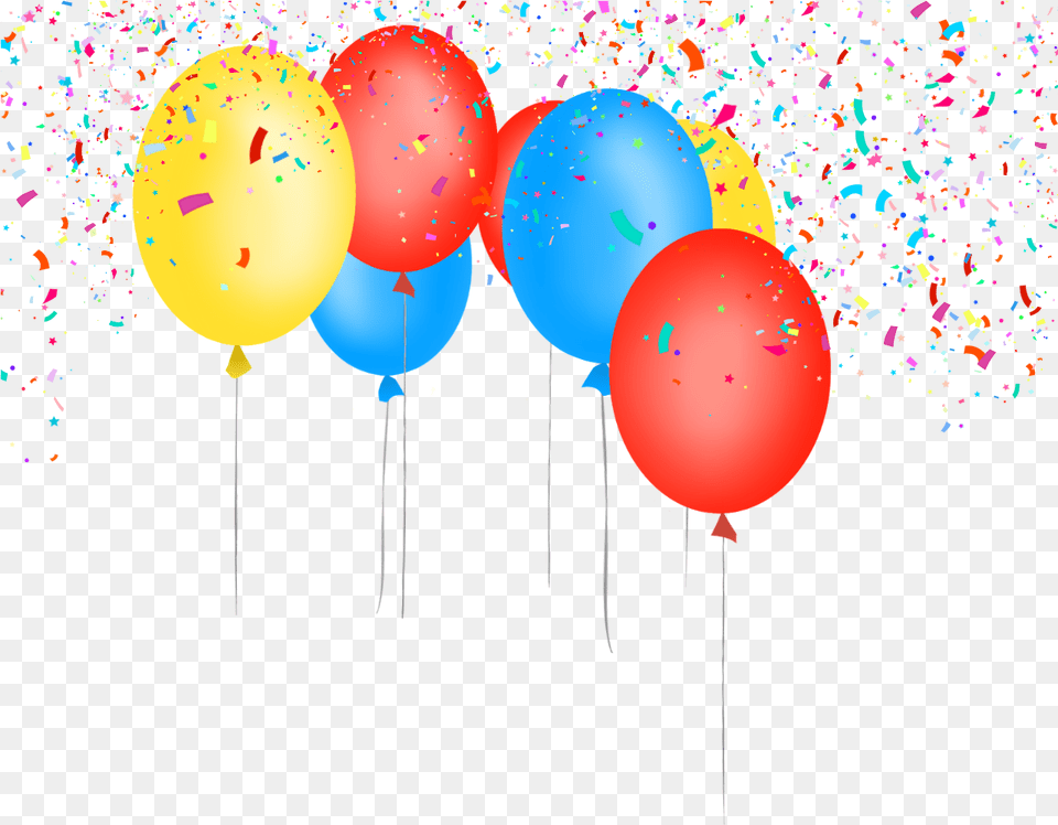 Download Hd Scballoons Mydrawing Balloons And Confetti, Balloon, Paper Png