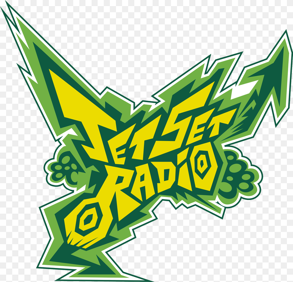 Download Hd Sega Dreamcast Logo Jet Set Radio Logo, Sticker, Art, Graphics, Dynamite Png Image