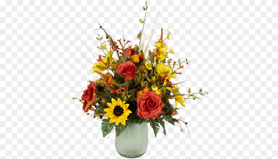 Download Hd Silk Festive Fall Vase U2022 55 Royeru0027s Flowers Bouquet, Flower, Flower Arrangement, Flower Bouquet, Plant Free Transparent Png