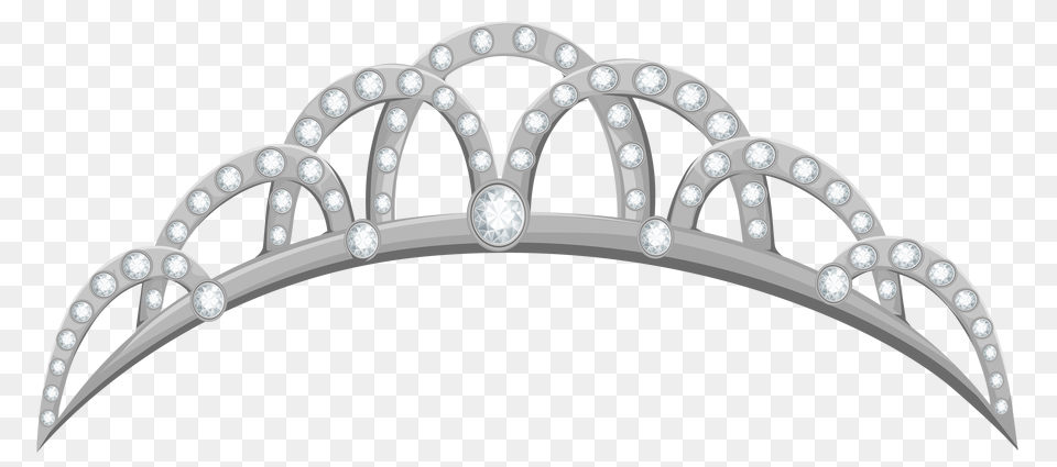 Download Hd Silver Crown Clipart Transparent Background Tiara Clipart, Accessories, Jewelry Png