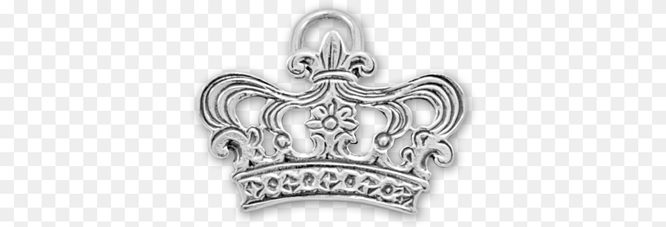 Hd Silver Crown Motif, Accessories, Jewelry, Locket, Pendant Free Png Download