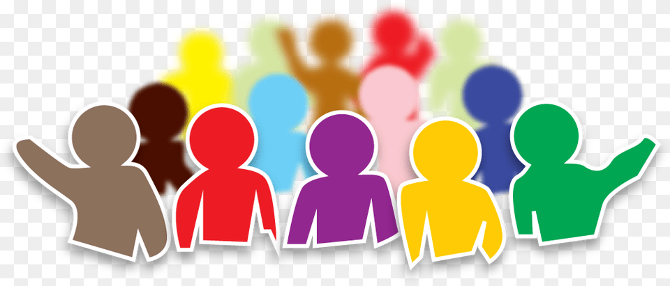 Download Hd Simple Graphic Design Of A Crowd People In Simple Group Of People Cartoon, Art, Person, Graphics, Baby Free Png