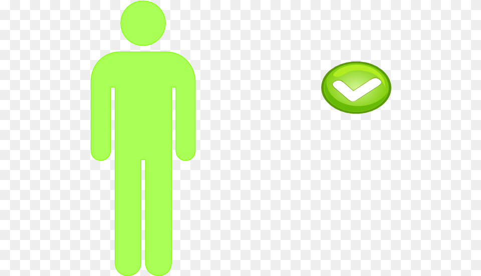 Download Hd Single Person Icon Light Green Clipart For Dot, Sign, Symbol Png