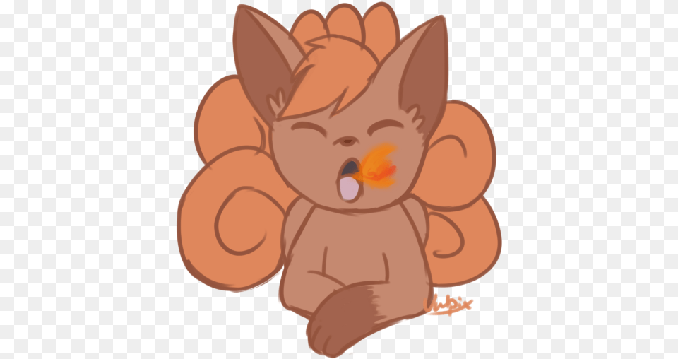 Download Hd Sketchy Style Vulpix Pokemon Art Dailydrawing Fictional Character, Baby, Face, Head, Person Png