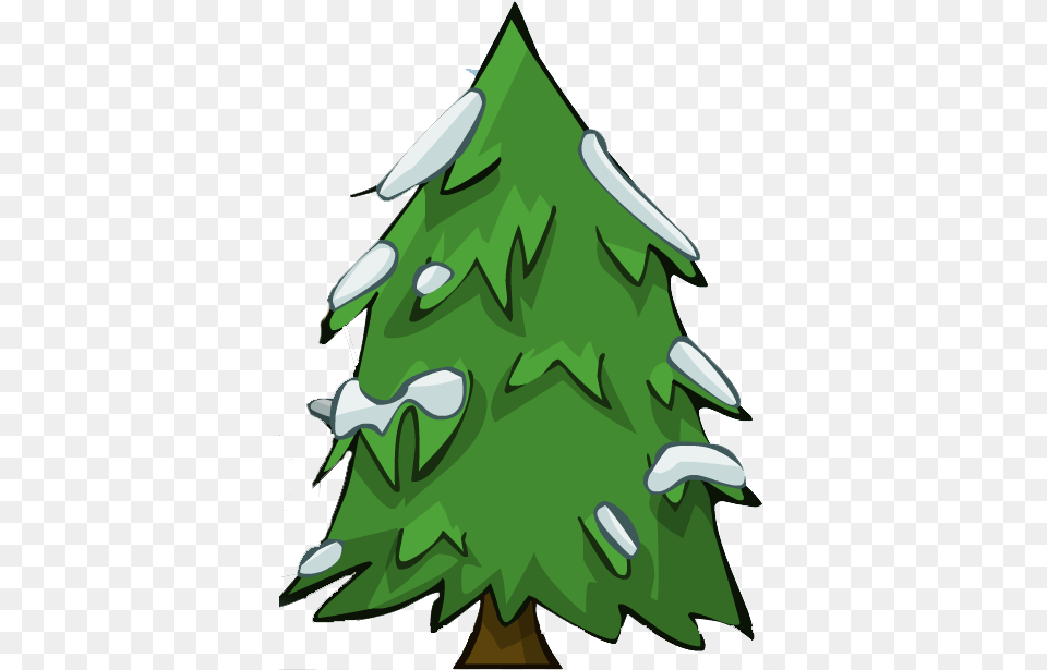 Download Hd Snowy Tree Large Pine Clip Art, Plant, Green, Fir, Shark Free Transparent Png