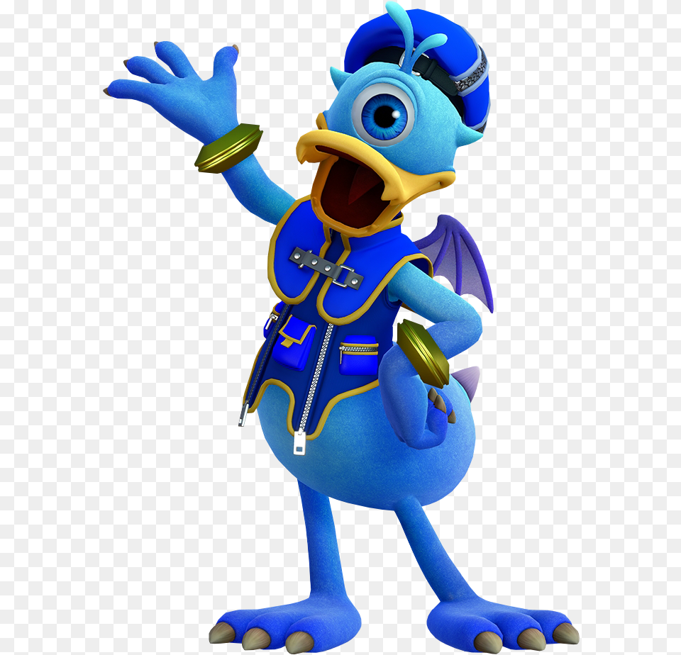 Download Hd Sora Kh3 Monster Inc Donald Duck Kingdom Hearts 3 Donald Duck, Toy, Clothing, Glove, Cartoon Free Png