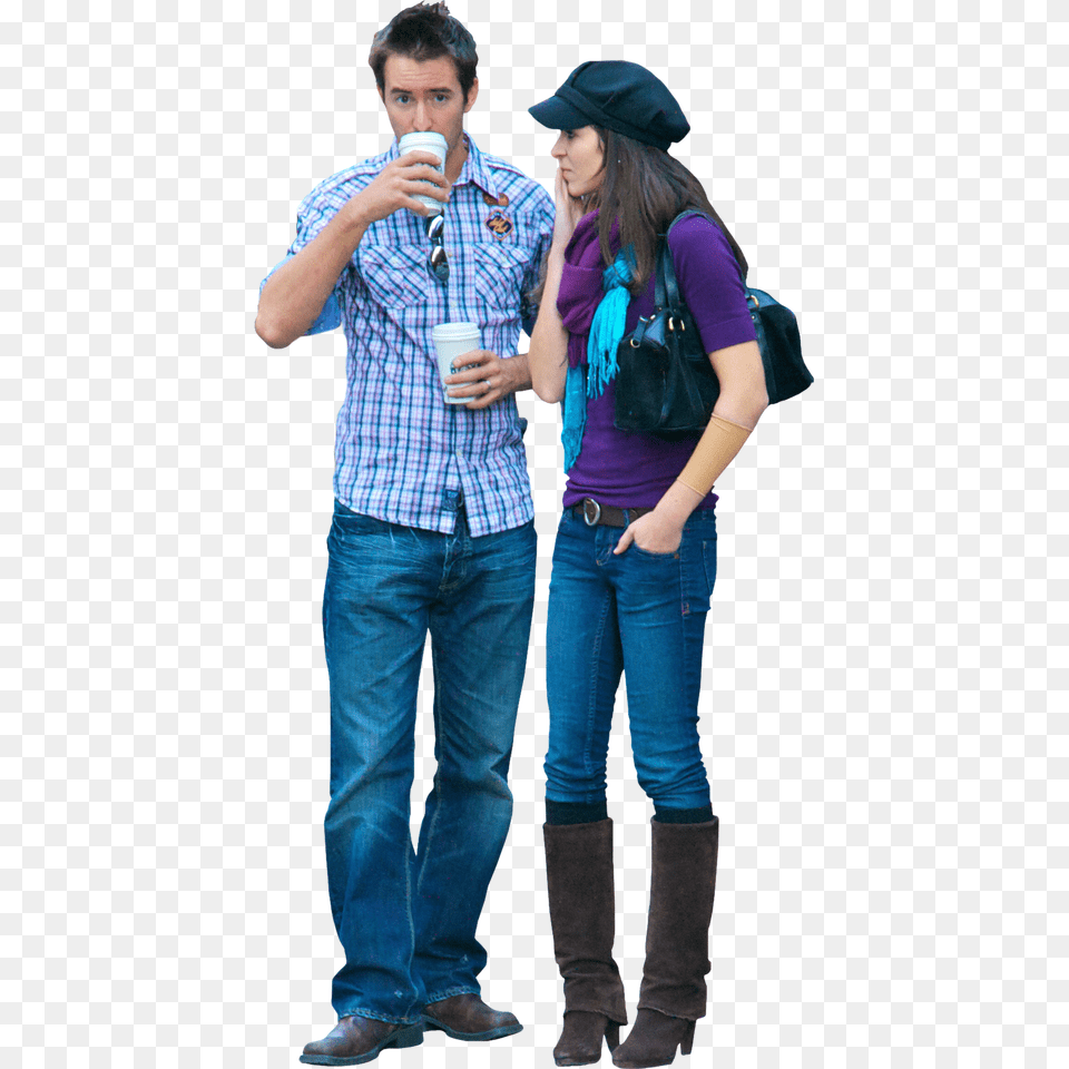 Hd Standing Charlie Bruzzese People Drinking People Drink Coffee, Teen, Person, Pants, Jeans Free Png Download